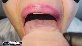 colombiana sabrinafoxy chokes on landlord's thick cock for rent deepthroat cum deposit!