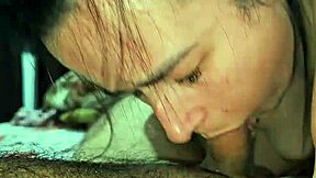 Hardcore Deepthroat Gagging Choking Wife's Throat Sloppy Cum in Mouth