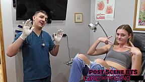 hey tyler lynn, ready for that daddy exam with gloves and latex?