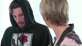 big titted masseuse teases into steamy nuru fuck