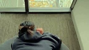 good morning he chokes me face fucks deepthroat then doggystyle cums down my throat pov sloppy blowjob!!