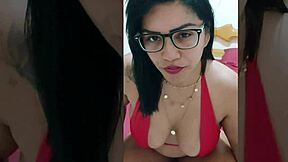 Teacher shoves toy deep in her hairy ass for student's recovery video!