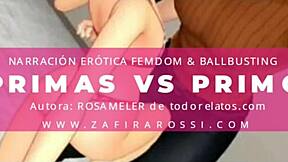 Argentinian femdom ballbusting asmr by zafira rossi