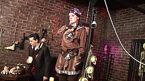 Big Cock Slams Shaved Milf Pussy In Fishnets!