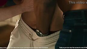 yo fuck my lesbian lover hard while hubby watches us!