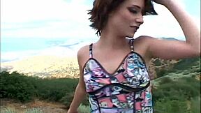 sierra sinn takes huge cock deep in her tight young asshole