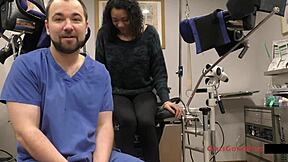 tampa university exam: yasmine wood's ass spread for anal finger?