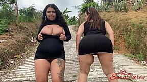 Mi hijastra y yo nos ponemos traviesas en el supermercado