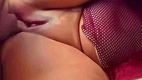 he unloads deep in her tight brazilian pussy till it drips down legs