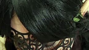 Kimmi Leon gets playful worshipping cock licking ass before taking a huge facial cumshot