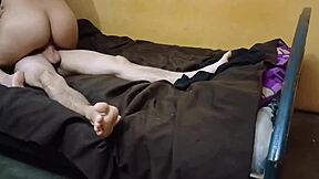 hot latina stepsister begs for my cock deep in her tight brunette pussy during taboo roleplay fuck