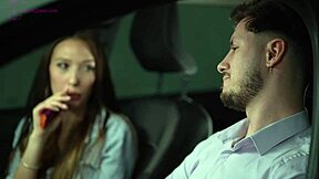 Smoking hot skinny wife begs neighbor for cock while flashing tits