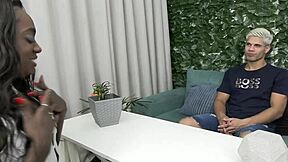 black stud pounds tight ass bareback interracial no condom explosion