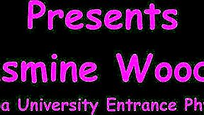 tampa university exam: yasmine wood's ass spread for anal finger?