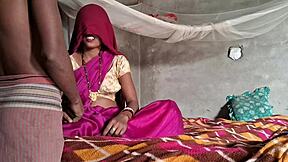 Desi wife in pink saree begs hard anal creampie from big cock?