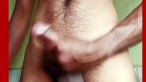 Huge Indian cock erupts in massive cumshot explosion