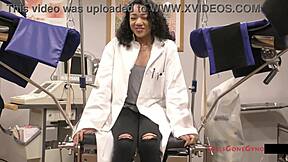 tampa university exam: yasmine wood's ass spread for anal finger?