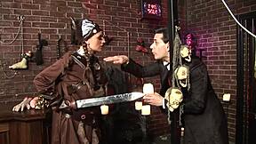 Big Cock Slams Shaved Milf Pussy In Fishnets!