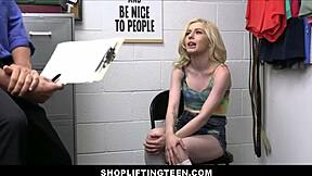 minxx marrii petite blonde shoplifter fucked hard on 18th birthday by rusty nails
