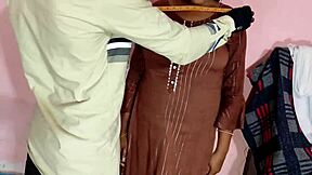 Desi bhabhi tailor gropes pussy then fucks her hard