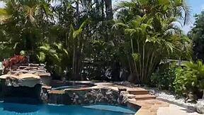 Jill taylor wanna ride her best friend's stepdad poolside?