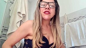 Panties Tease During House Cleaning