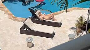 Jill taylor wanna ride her best friend's stepdad poolside?