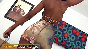 hairy ebony teen 18+ quivers as bwc drills her tight pussy deep