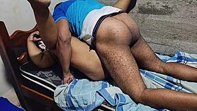 Stepsister rests at party then takes brother's cumshots in mouth