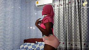 Ghanaian BBW Ebony Rides Big Black Cock Bent Over for Boyfriend's Anal Celebration