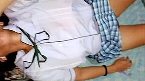 what if your classmate begged for garage pounding like this?