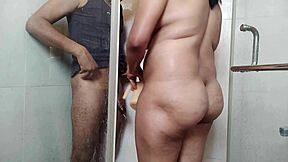 Hot stepsis bathroom romp happens before morning breakfast?