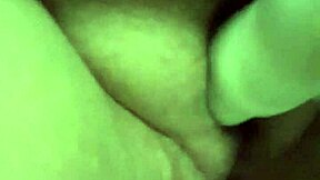 Chubby bbw wife stuffs fat pussy with huge dildo right on the vibrating dryer!