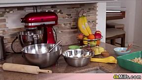 NYMPHO ITALIAN TRAD WIFE GIGI SUCKS HANDYMAN'S MONSTER COCK BEFORE PUSSY POUNDING.