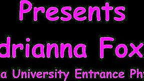 check out tampa university entrance physical with adrianna fox backstage
