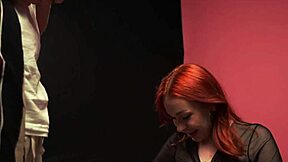 Redhead virgin ready for her first blowjob with me?