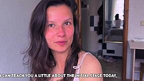 Stepson rams busty stepmom's hairy cunt hard!