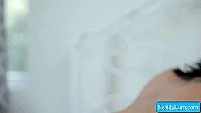 Does busty teen Scarlett Alexis crave Derrick Pierce's doggy pounding?