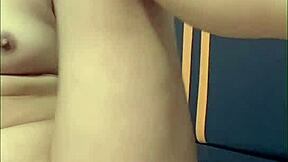 check out this cute girl dancing while she strokes her tight pussy nice and slow