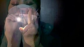 Latex Gloves Domination Fetish Tease in Tight Shiny Milf Control