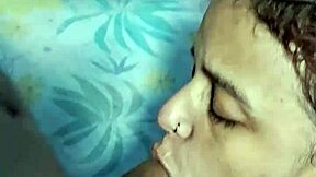 Novinha shivers cold until old stud warms her tight pussy quick