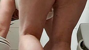 my hot latina wife washes pees and spreads her fat ass in lingerie