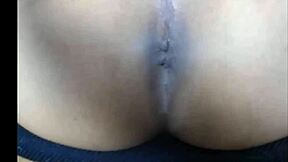 Shemale spreads huge tranny ass for intense hardcore pounding