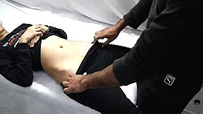 Ever wonder how a virgin teen's pussy feels bent over for doctor's big cock?