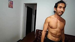 cousin tests girlfriend's ass bareback, she falls for double anal pounding without condom