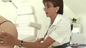 Unfaithful mature bride Sonia exposes huge natural titties