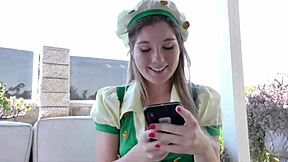 vienna rose nympho stuffs toys in petite pussy and mouth