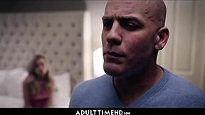 stepdaughter's birthday gift: stepdad's cock pounding her tight teen pussy!