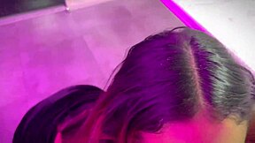 horny latina allison sweet sneaks motel fuck on friend's muscular boyfriend deepthroat riding