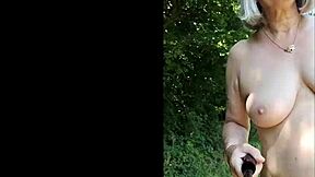 ever tried a naughty naked walk outdoors on a dare?